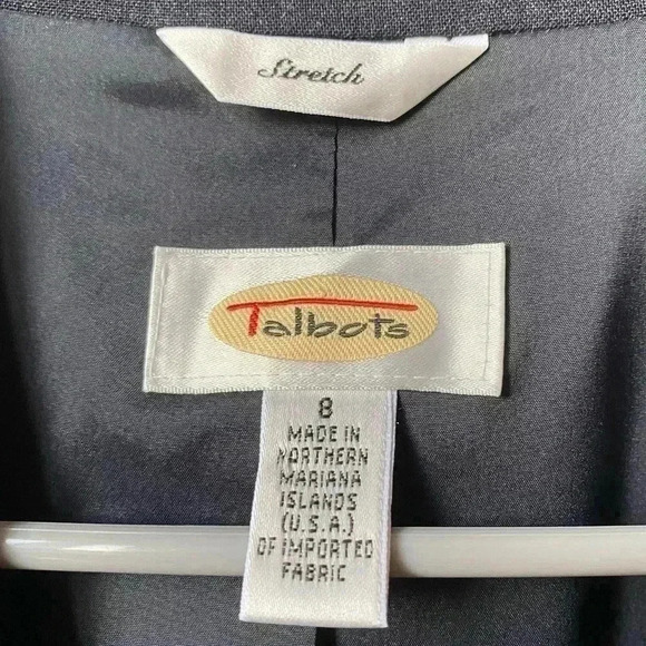Talbots Women’s Wool Blazer Dark Navy Blue Size 8, 96% Wool, Excellent Condition - Picture 3 of 15